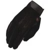 Heritage Crochet Riding Gloves -Equestrian Clothing crochet glove black HG272 heritage 89990.1643407722