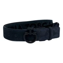 Cavalleria Toscana Logo Chamois Belt 14 Cavalleria Toscana Logo Chamois Belt -Equestrian Clothing ct logo suede belt navy CIN100 PE024 7901 CT 83120.1670721105