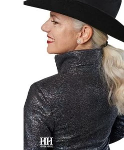 Hobby Horse Dania Show Tunic -Equestrian Clothing danica show tunic black back 1984 hobby horse 28161.1584048005