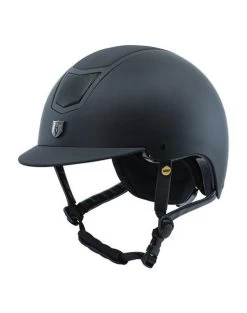 Tipperary Devon UltraMatte Helmet With MIPS -Equestrian Clothing devon helmet mips black 3 4 tipperary 88056.1632683607