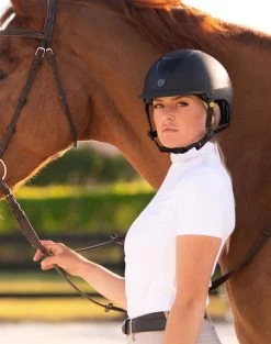 Tipperary Devon UltraMatte Helmet With MIPS -Equestrian Clothing devon helmet sparkle mips black lifestyle tipperary 99156.1632683631