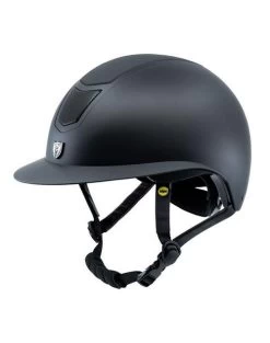 Tipperary Devon UltraMatte Helmet With MIPS -Equestrian Clothing devon helmet wide mips black 3 4 tipperary 94059.1632683609