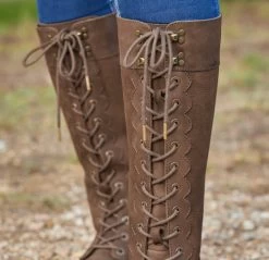 Dublin Admiral Boots -Equestrian Clothing dublin admiral boots chocolate laces 1009541004 weatherbeeta 11635.1666221276