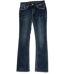 Grace In LA Easy Fit Horseshoe Pocket Jeans 10 Grace In LA Easy Fit Horseshoe Pocket Jeans -Equestrian Clothing easy fit horseshoe front EB51780 grace LA 1 11125.1687305446