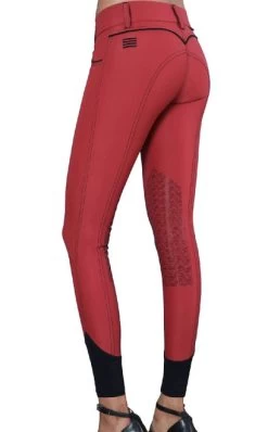 GhoDho Elara Breeches -Equestrian Clothing elara ultra wtwt grip kp dark coral side B0020 GhoDho 29451.1624053555