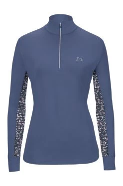 RJ Classics Ella 37.5 Training Shirt -Equestrian Clothing ella 37.5 LS moonlight blue front EL520 rj classics 61117.1652039354