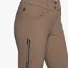 Cavalleria Toscana Embossed Stripe Breeches Knee Grip -Equestrian Clothing emboss silicone stripe breech tortora hip PAD169 JE010 8960 CT 61975.1657139561