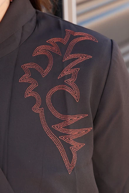 Cruel Denim Embroidered Blazer 4 Cruel Denim Embroidered Blazer - Image 2