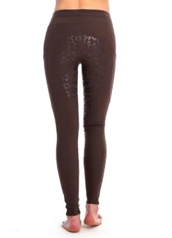 Goode Rider Energy Full Seat Breeches -Equestrian Clothing energy breech FS hazel leopard back 14907 5028 goode rider 79212.1631316398