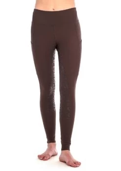 Goode Rider Energy Full Seat Breeches -Equestrian Clothing energy breech FS hazel leopard front 14907 5028 goode rider 87607.1631316406
