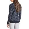 Equiline Engre Jacquard V-Neck Sweater -Equestrian Clothing engre v neck jaquard blue back R09774 245 equiline 10352.1661441754