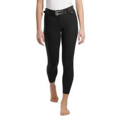 For Horses Ennie Knee Grip Breeches -Equestrian Clothing ennie knee grip black front ENNIE for horses 53644.1621458927