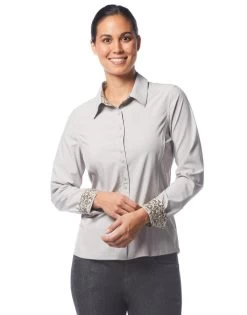 Kerrits Equitate Button Up Shirt -Equestrian Clothing equitate button up ls leather rider 40467 kerrits 62639.1677189998