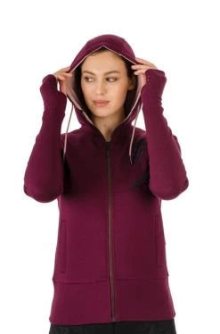Horseware Ireland Horseware Flamboro Hoody -Equestrian Clothing flamboro hoodie beetroot front CJNHPH PBE0 horsewear 11887.1658772410