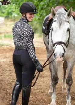 Kerrits Flex 3.0 Full Seat Tight -Equestrian Clothing flex 3 FS tight black lifestyle 50404 kerrits 68736.1615674638