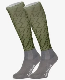 Junior LeMieux Footsie Socks -Equestrian Clothing footsie socks moss IT03146081 lemieux 65300.1679786848