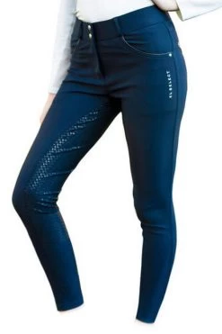 KL Select Gabrielle Breeches Full Grip -Equestrian Clothing gabrielle full grip breech navy black kl select 22207.1687642101