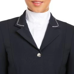 Ariat Galatea Asteri Show Coat -Equestrian Clothing galatea asteri show coat navy lapels 10035449 ariat 67409.1617659308