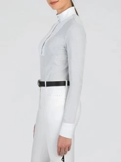 Equiline Garde G Show Shirt -Equestrian Clothing garde g show shirt silver side H00840 604 equiline 40328.1635534505
