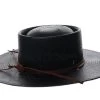 Biltmore Toyo Straw Gaucho Hat -Equestrian Clothing gaucho toyo straw hat black 3 4 back BVC100 BLACK biltmore 21720.1691354975