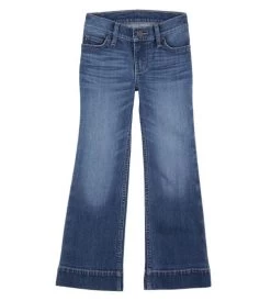 Girls Wrangler Trouser Jean -Equestrian Clothing girls daisey trouser jean front 112317227 wrangler 39248.1666668677