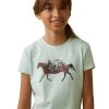 Girls Ariat Harmony Tee -Equestrian Clothing girls harmony tee front graphic 10043737 ariat 52986.1676069435