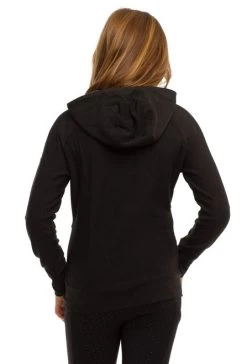 Girls Goode Rider RIDE Hoodie -Equestrian Clothing girls ride hoodie blk.heather back 16161 G 7159 goode rider 44694.1684528599