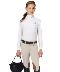 Kids Romfh Sarafina Breeches Knee Patch -Equestrian Clothing girls sarafina breech classic beige 469622 romfh 25759.1684881133