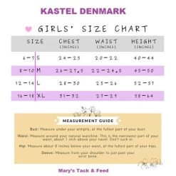 Kids Kastel Denmark Beauty Shirt Long Sleeve 7 Kids Kastel Denmark Beauty Shirt Long Sleeve -Equestrian Clothing girls size guide kastel 50509.1649970338