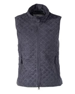 Outback Trading Grand Prix Vest -Equestrian Clothing grand prix vest charcoal front outback 07650.1632517954
