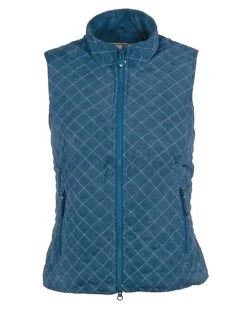 Outback Trading Grand Prix Vest -Equestrian Clothing grand prix vest steel blue front outback 09259.1607215186