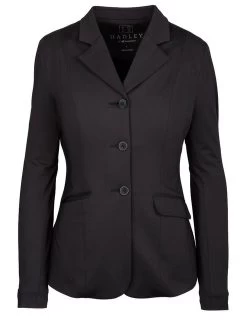 Hadley Performance Show Coat -Equestrian Clothing hadley cooling show coat black front 33061 smartpak 07453.1649378077