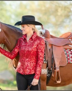 Hobby Horse Hadley Show Jacket -Equestrian Clothing hadley show jacket red front hobby horse 90684.1555971852