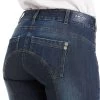 Ariat Halo Denim Full Seat Breeches -Equestrian Clothing halo denim FS marine seat 10035312 ariat 55945.1620515736