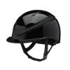 Charles Owen Halo Gloss Helmet -Equestrian Clothing halo helmet gloss black charles owen 24371.1660692439