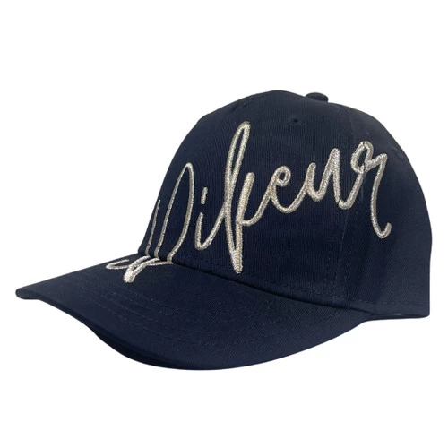 Pikeur Silver Metallic Logo Hat 6 Pikeur Silver Metallic Logo Hat - Image 4