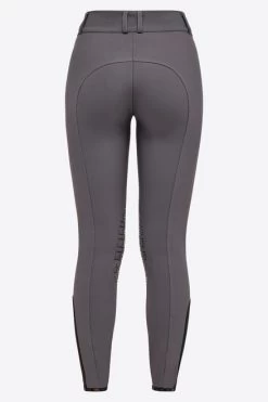 RG High Waist Breeches Knee Grip -Equestrian Clothing high waist breech kg grey back BRW006 JS004 8D00 RG 61711.1669775504