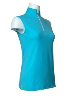Tailored Sportsman IceFil Zip Top Sleeveless -Equestrian Clothing icefil sleeveless top fiji tailored sportsman 8 60898.1687808292