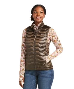 Ariat Ideal 3.0 Down Vest -Equestrian Clothing ideal 3.0 down vest banyan bark front 10037648 ariat 93689.1639703758