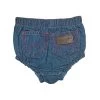 Baby Girl Wrangler Denim Diaper Cover -Equestrian Clothing infant girls denim diaper cover back2 11MWIDP wrangler 89353.1618446477