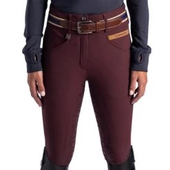 Romfh Isabella Breeches Full Grip -Equestrian Clothing isabella fs full grip dark raisin 470197 romfh 73986.1682023864