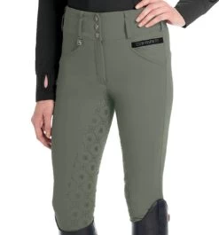 Romfh Isabella Breeches Full Grip -Equestrian Clothing isabella full grip desert sage front 470197 romfh 72688.1653245993