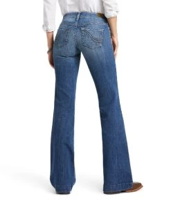Ariat Jennifer Mid Rise Trouser Jean -Equestrian Clothing jennifer trouser mid rise eleanor back 10039599 ariat 68209.1648325036