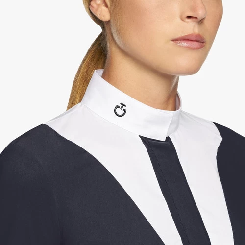 Cavalleria Toscana Bib Insert Competition Shirt Long Sleeve 4 Cavalleria Toscana Bib Insert Competition Shirt Long Sleeve - Image 2