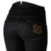 Horze Jessi-Lyn Denim Full Seat Breeches -Equestrian Clothing jessi lyn fs denim black back detail cp3664 horze 81777.1657850274