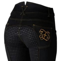 Horze Jessi-Lyn Denim Full Seat Breeches