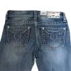 Grace In LA Jr Fit Steer Head Pocket Jeans -Equestrian Clothing jr fit steerhead jean back seat grace LA 96124.1687305945