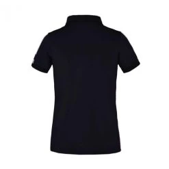 Kingsland Junior KL Vera Tech Polo -Equestrian Clothing junior tech polo navy back 202 PT 371 020 kingsland 05174.1593643020