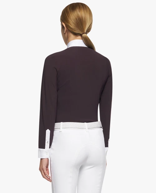 Girls Cavalleria Toscana Pleated Competition Shirt 5 Girls Cavalleria Toscana Pleated Competition Shirt - Image 3