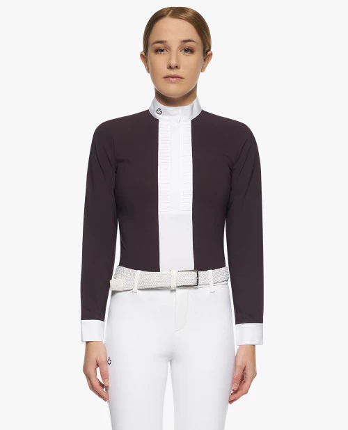 Girls Cavalleria Toscana Pleated Competition Shirt 3 Girls Cavalleria Toscana Pleated Competition Shirt